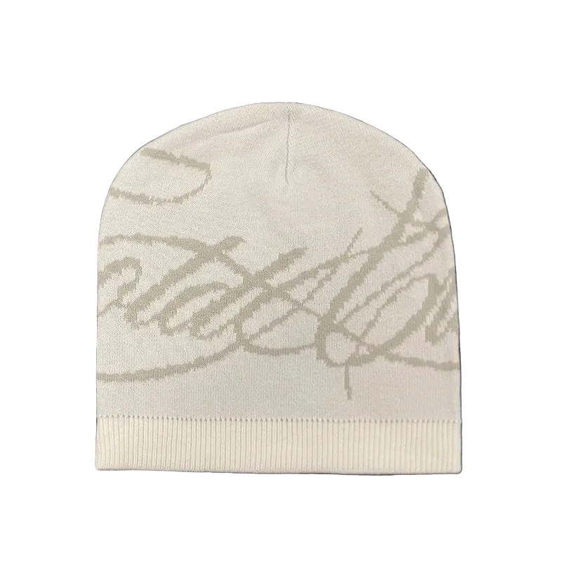 Stay Cozy and Stylish with Our Warm Jacquard Letter Knitted Beanie - Perfect for Men and Women This Winter!