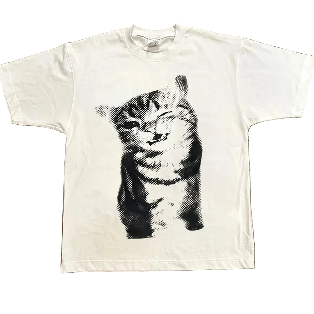 Elevate Your Style with the Harajuku Oversized Graphic Tee - Perfect for High Street Fashion Lovers!