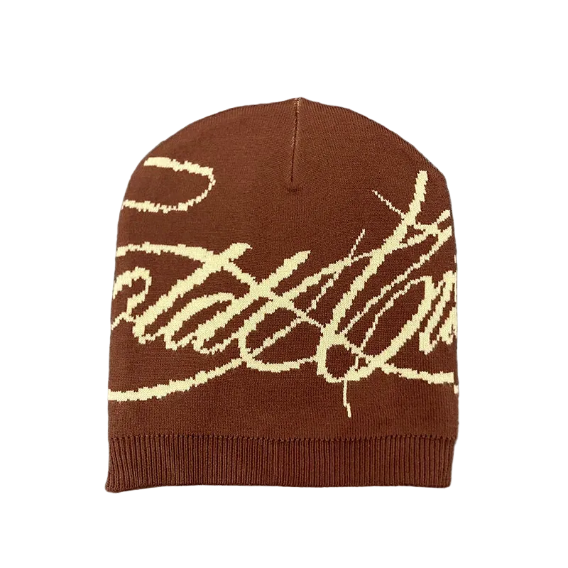 Stay Cozy and Stylish with Our Warm Jacquard Letter Knitted Beanie - Perfect for Men and Women This Winter!