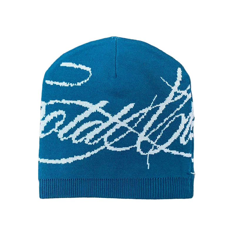 Stay Cozy and Stylish with Our Warm Jacquard Letter Knitted Beanie - Perfect for Men and Women This Winter!